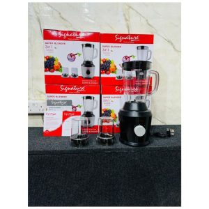 Signature 3 IN 1 Blender With Chopper and Grinder 450W