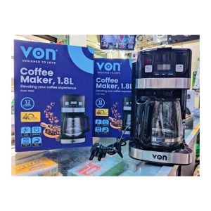 VON VCMD-901DK 1500W Drip Coffee Maker