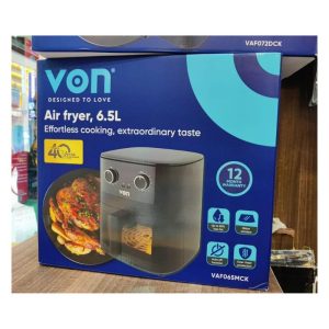Von VAF065MCK 6.5L Manual Air Fryer