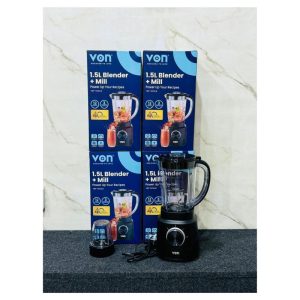 Von ( VBP-501NLB ) 500W 1.5L Blender Plus Mill